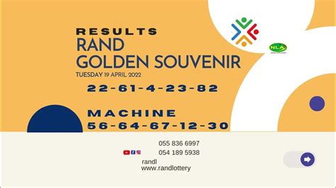 golden souvenir results